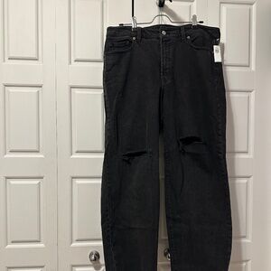 Old Navy straight leg black jeans